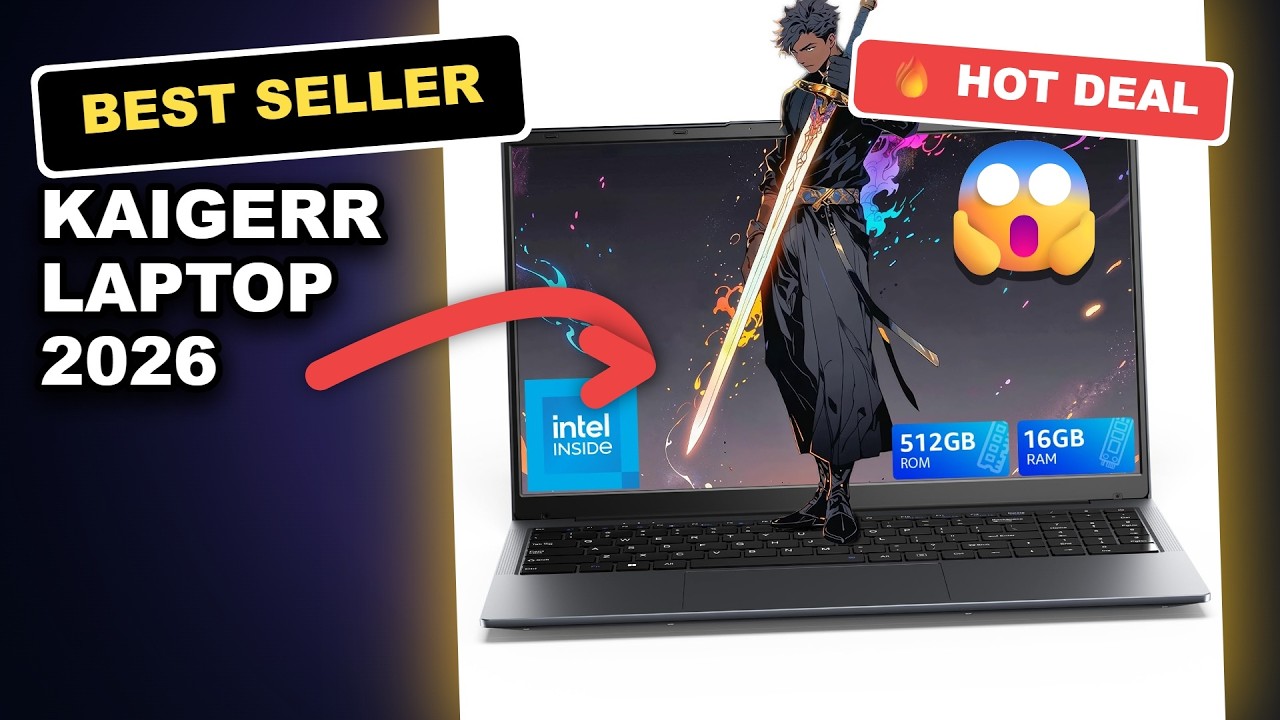 KAIGERR Laptop 2026 Review: Is This Student Laptop Worth Buying? review video