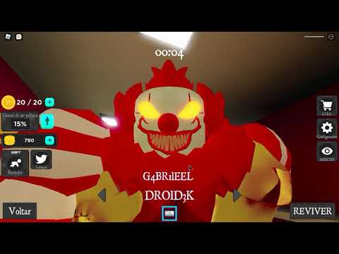 FUJA DO RONALD MCDONALD ASSASSINO NO ROBLOX!!! ‹ G4briieel ›