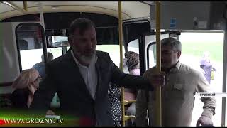 15 новых автобусов выехали на самый загруженный 4-ый маршрут Грозного