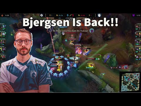 Bjergsen Gets His First QUADRA KILL Back In The LCS!!