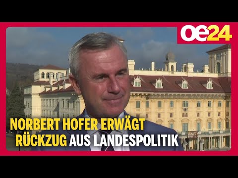 FPÖ-Hammer: Norbert Hofer vor Rücktritt aus der Politik