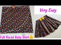 Full Circle Flared Baby Skirt Cutting And Stitching