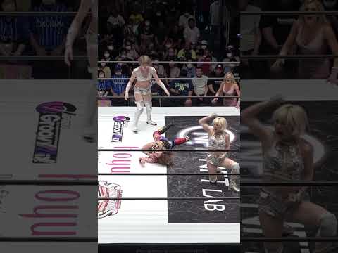 【女子プロレス】なつぽいと安納サオリの連携技！【スターダム】