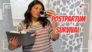 Postpartum Bathroom Essentials I Actually Used (What Helped Me Heal)