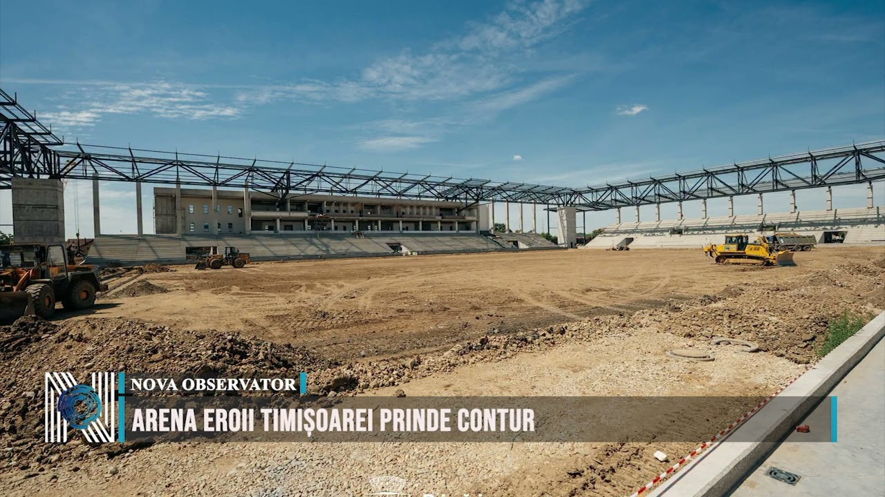 Arena Eroii Timișoarei prinde contur