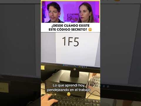 Descubrió un código extraño en el trabajo y apareció algo inesperado