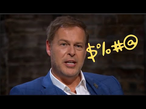 Peter Jones swearing during Dragons Den Pitch. Series 18 Episode 8.