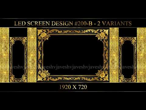 464. Led Screen Design #200 - B - 2 Visuals