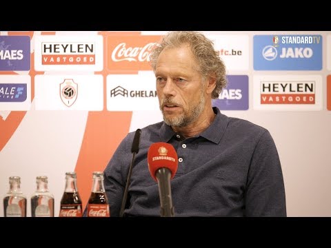 Conférence de presse après Antwerp - Standard