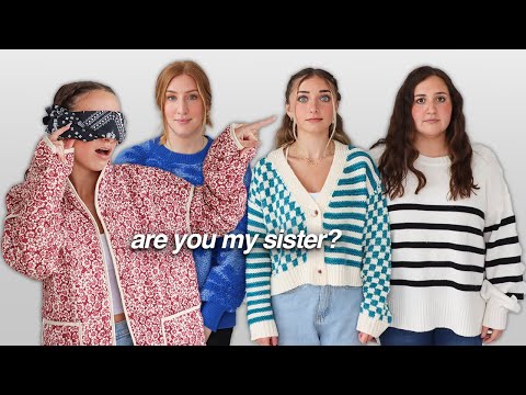 Identical twins try to find each other BLINDFOLDED | Brooklyn and Bailey