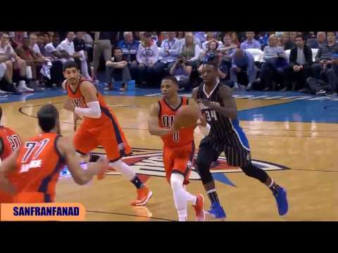 Russell Westbrook vs Magic (13/11/2016) - 41 Pts, 16 Assists, 12 Rebs, 14-21 FGM!