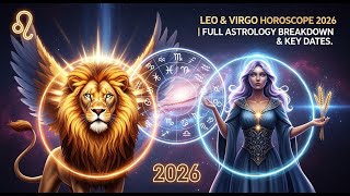Leo & Virgo Horoscope 2026 | Full Astrology Breakdown & Key Dates #zodiac #astrology #zodiacsigns