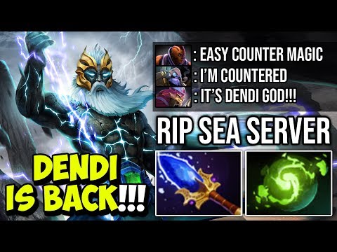Dendi [Zeus] The Legendary Player is Back to Destroy SEA Server 23Kills With BS Combo Dota 2