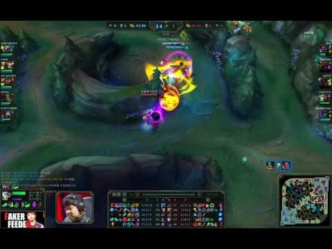 Huni Riven vs Olaf Toplane Faker Feeder HL ✔212