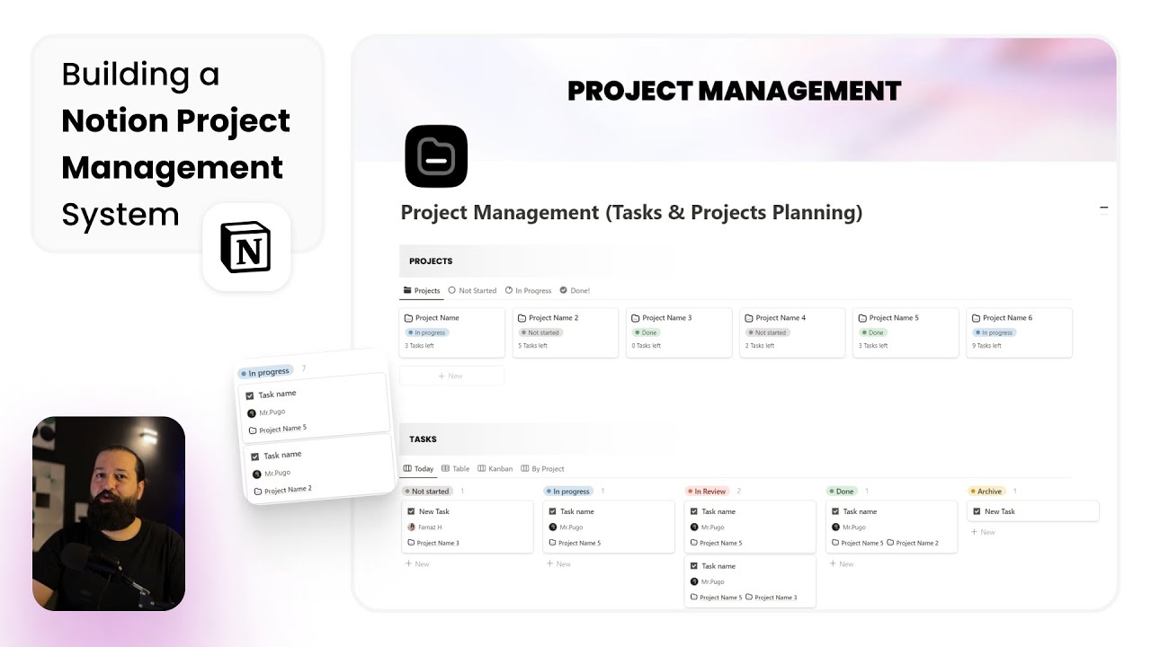 How to build a Project Management System in Notion