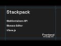 Stackpack WebContainers API Monaco Editor XTerm Sandpack Clone With React And TypeScript