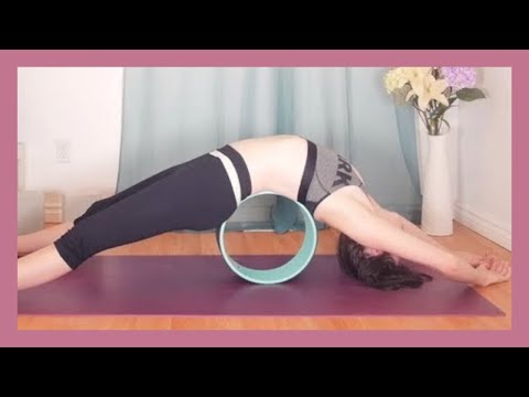 Yin Yoga with Yoga Wheel - Yoga Wheel Backbends & Hip Flexibility