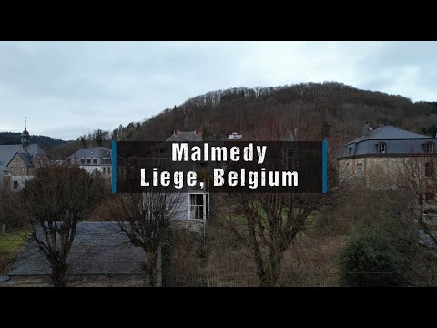 Drone flight over Malmedy (Liege, Belgium)