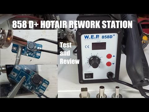 858D+ Hotair Rework Station - Test and Review