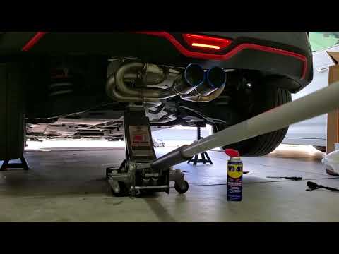 HKS exhaust on a toyota c-hr