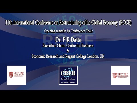 Dr  P R Datta, Opening remarks by Conference Chair