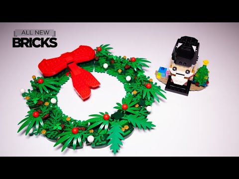 Vidéo LEGO Saisonnier 40426 : Couronne de Noël 2-en-1