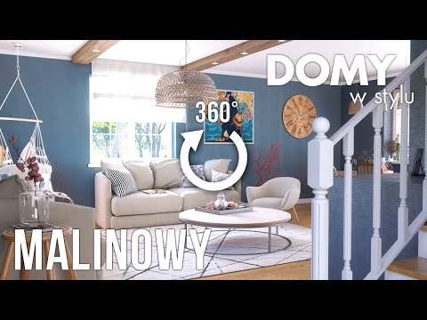 Projekt domu Malinowy - Panorama 360º