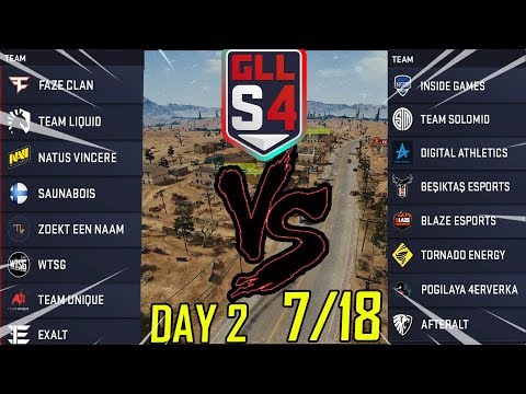 GLL PUBG Season 4 Regional Finals Day 2 EMEA - 7of18 | FULL MATCH