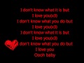 Chris Brown ft. Ester Dean - I Love You lyrics ...