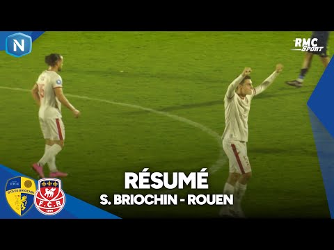 Résumé-National : Un but salvateur entre le leader Rouen et Saint-Brieuc (16e)
