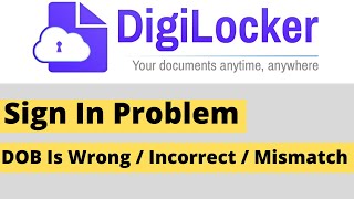 How to login into Digilocker without Aadhar Card and Username or Password | Date of Birth Incorrect🔥