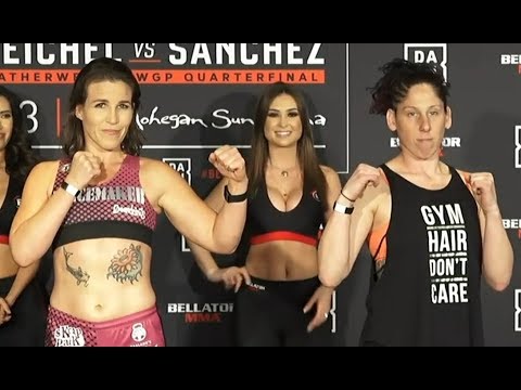 Leslie Smith vs. Jessy Miele - Weigh-in Face-Off - (Bellator 241: Pitbull vs. Carvalho) - /r/WMMA