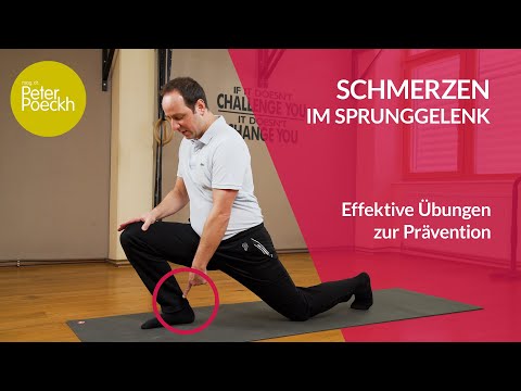 Arthrose / Schmerzen im Sprunggelenk - Die besten Übungen zur Prävention