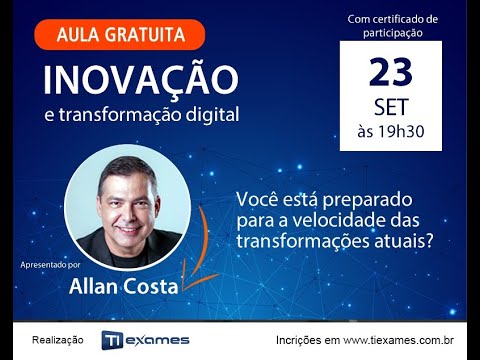 , title : 'Inovação & Transformação Digital com Allan Costa