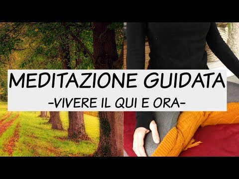 MEDITAZIONE GUIDATA - Vivere il momento presente