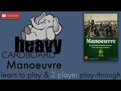 Manoeuvre 2p Play-through, Teaching, & Roundtable discussion by Heavy Cardboard
