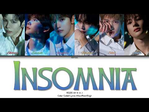 RIIZE (라이즈) | Insomnia Color Coded Lyrics (Han/Rom/Eng)