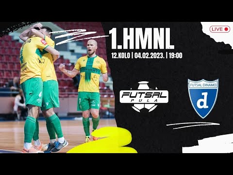 [ 04/02/2023 , 19:00 ]  | 1.HMNL | 12.KOLO | MNK Stanoinvest Futsal Pula v Futsal Dinamo
