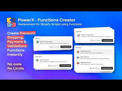 Shopify Script Replacement: How to Switch to Functions with PowerX
