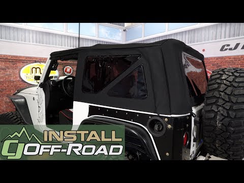 2010-2018 2-Door Jeep Wrangler JK Smittybilt Premium Soft Top Install: Replacing your JK's Soft Top
