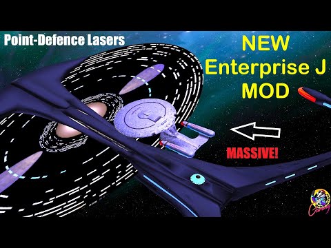 4K NEW Enterprise J Canon Mod - MASSIVE-  Battle Tests - Star Trek Ship Battles - Bridge Commander