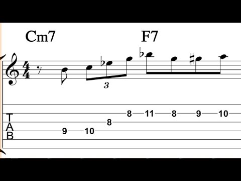 Turnaround Jazz Guitar Lick