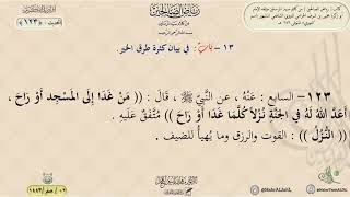 شرح رياض الصالحين : الحديث (123) باب في بيان كثرة طرق الخير // د. ماهر ياسين الفحل image