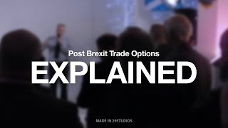 Post Brexit trade options explained