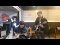 Chanyeol playing vintage guitar 🎸