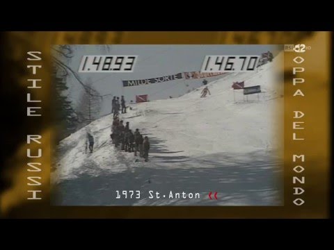 Ski alpino WC 1973 St Anton, Downhill Bernard Russi