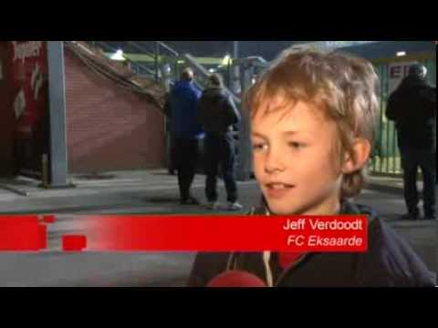 kidscup Eksaarde - DKW-Evergem u9 tijdens rust Lokeren - Club Brugge