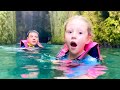 Nastya and Daddy got into the Adventure Park Nastya and Daddy got into the Adventure Park