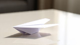 How to Make a Paper Airplane with White Paper DIY
