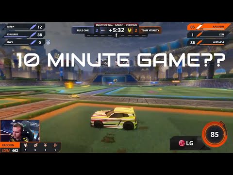Crazy Ending To 10 Minute Long Game (R1 vs Vitality)